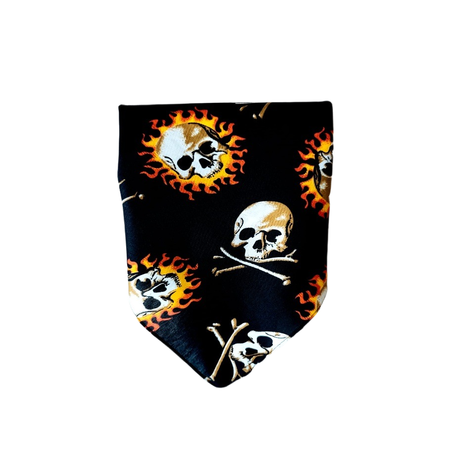 Bandana fire skulls
